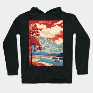 Georgia United States of America Tourism Vintage Poster Hoodie